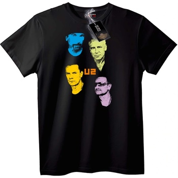 NOONEBRAND Тениска U2 Членове на бандата - XS, Black