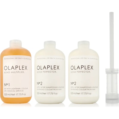 OLAPLEX Bond Multiplier No. 1 Salon Intro Kit Подаръчен комплект Bond Multiplier No. 1 525 ml + Bond опция Нова опаковка