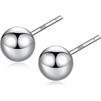 Silenti Jewelry Сребърни обеци "Класика" - 0.39см