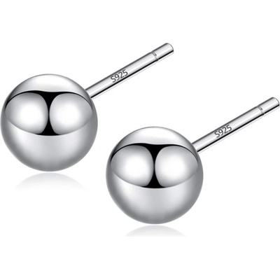 Silenti Jewelry Сребърни обеци "Класика" - 0.39см