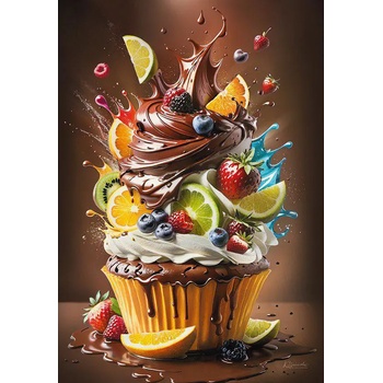 Cherry Pazzi - Puzzle Crazy Cake - 500 piese