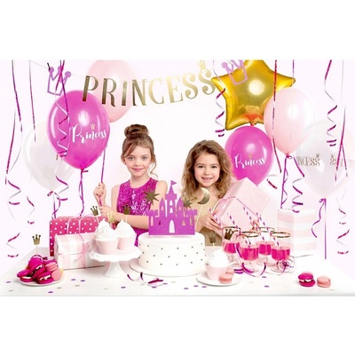PartyDeco Sada s výzdobou na oslavu pre princezné