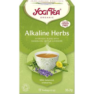 Yogi Tea Alkaline Herbs bylinkový čaj 17 vrecúšok 35,7 g