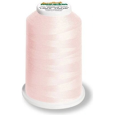 Overlockové nitě PES Madeira Aeroflock 100 (1000m) chemlonové barva 9915 baby pink