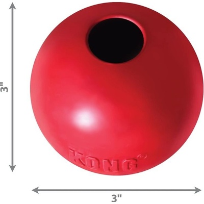 Kong Ball M+L odolná gumová lopta 10 cm
