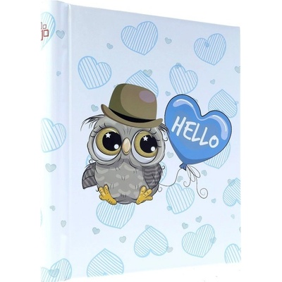 Gedeon Fotoalbum samolepicí - 10 listů - DRS10 Hello Owl blue