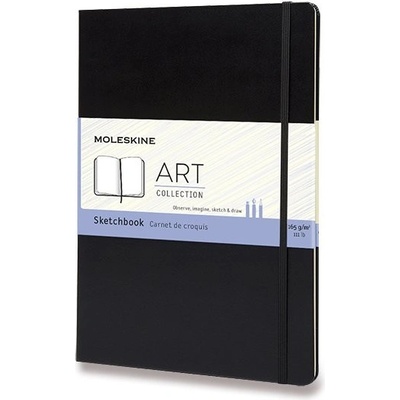 Moleskine Skicář tvrdé desky A4 černý A4 48 listů