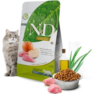 N&D Prime Grain Free Adult Cat Boar & Apple 0,3 kg