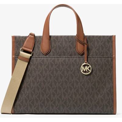 Michael Kors Michael kabelka Gigi lg Logo Tote brown
