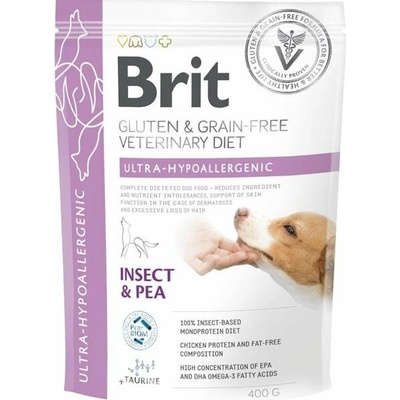 Brit GF Veterinary Diets Dog Ultra-Hypoallergenic Insect 0,4 kg