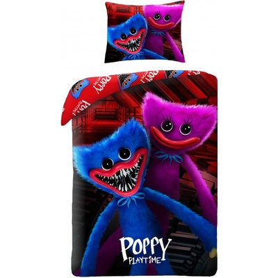 Halantex obliečky Poppy Playtime PPT-1122BL 140x200 70x90