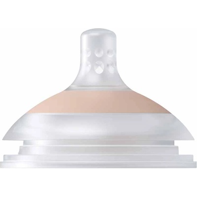 LOVI Динамичен силиконов биберон Lovi - Mammafeel, Slow, 3 м+ (18/732)