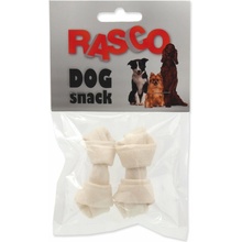 Rasco Pochúťka uzol byvolí biely 6,25 cm 2ks