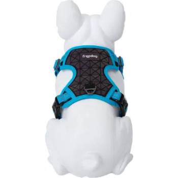 Freedog Boreal Harness Small - Регулируем нагръдник за кучета с вратна обиколка от 32 см до 48 см и гръдна 34 см до 63 см. /15 мм - син