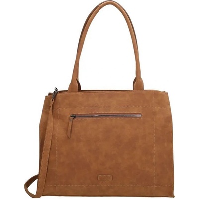Beagles elegantní shopper kabelka "Bellora" Hnědá