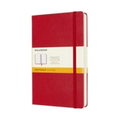 Moleskine Expanded Large Ruled Hardcover Notebook, Scarlet Red Moleskine