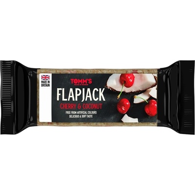 Tomms Flapjack 100g cherry&coconut