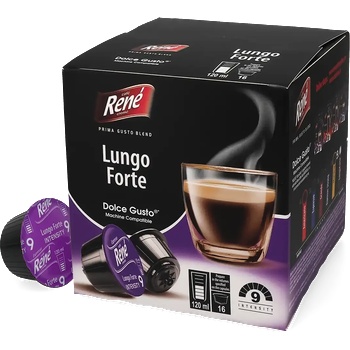 Café René | Lungo Forte - 16 капсули за Dolce Gusto