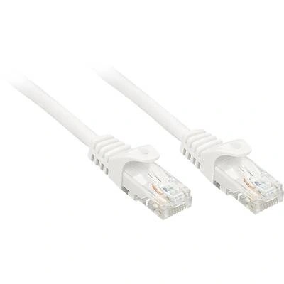 Lindy Rj45/Rj45 Cat6 0.5m мрежов кабел Бяла 0, 5 м U/UTP (UTP) (48201)