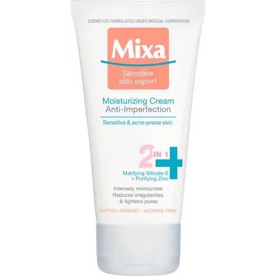 Mixa Anti-Imperfection хидратиращ крем 2в1 против кожни несъвършенства 50 ml за жени