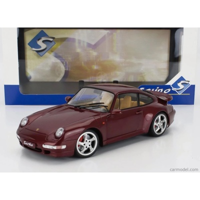Solido Porsche 911 993 Turbo Coupe 1993 Arena Red 1:18