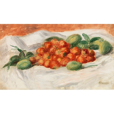 Jahody a mandle 35x60cm (1897) Pierre-Auguste Renoir Renoir