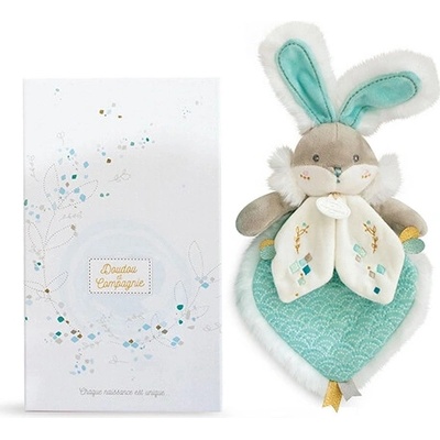 Doudou Doudou et Compagnie Paris Toy tyrkysový priateľ králik 24 cm
