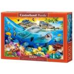 Castorland 1000 - piece puzzle Dolphins in the Tropics