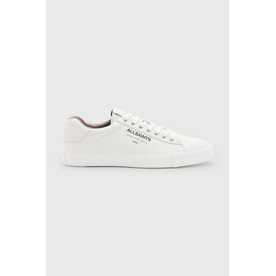 Кожени маратонки AllSaints Underground Leather Low Top в бяло M058FB (M058FB)