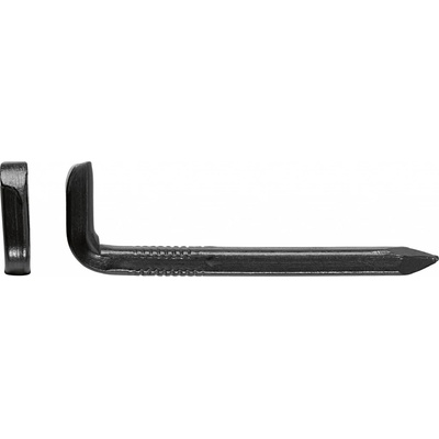 LUX-TOOLS Oceľový hák brynierovaná oceľ pr. 3,5 x 50 mm, 8 ks