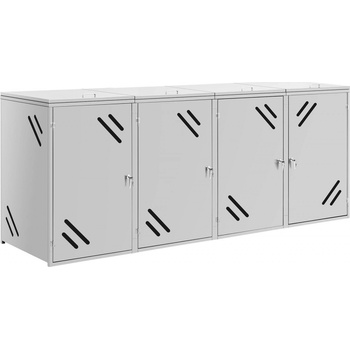 Uniprodo box na odpadky 4 x 240 l vetracie otvory UNI WBC 16