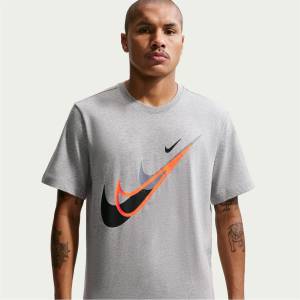 Nike Тениска Nike Men's T-Shirt - Grey Swoosh