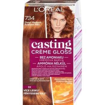 L'Oréal Casting Creme Gloss 734 Zlatá medová