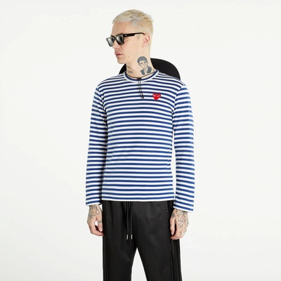 Comme des Garçons Play Long Sleeve Tee/ white