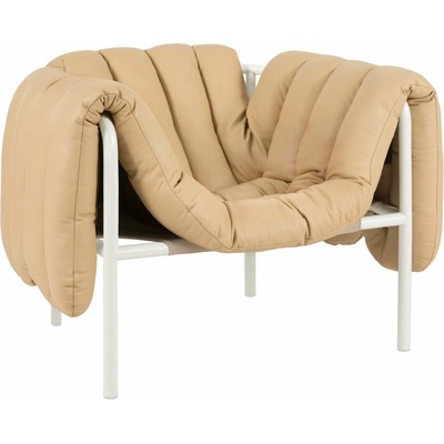 Hem Puffy Sand Leather / Cream