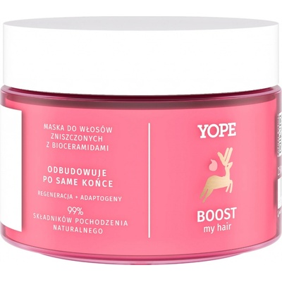 Yope Boost my hair obnovujúca maska pre poškodené vlasy 250 ml