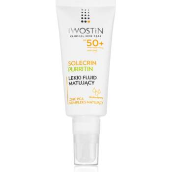 Iwostin Solecrin матиращ флуид за мазна кожа склонна към акне SPF 50+ 40ml