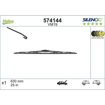 Image 1 of Valeo Silencio 630 mm 574144