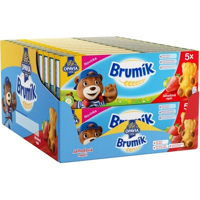 OPAVIA Brumík jahodová náplň 24 x 150 g