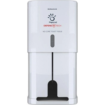 Papernet Диспенсър за тоалетна хартия Papernet, Full tech, бял, 2 рол (5125380009)