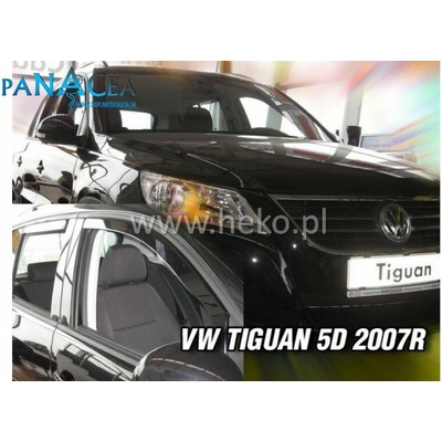 Deflektory Heko VW Tiguan 2008 - 2016 predné + zadné