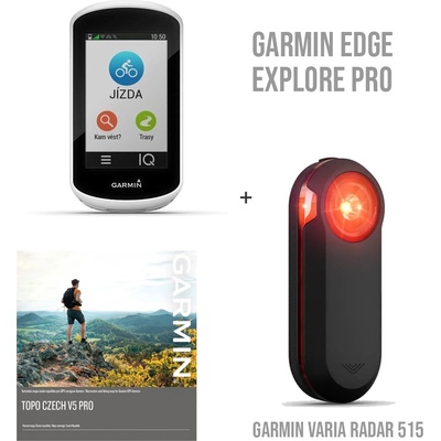 Garmin Edge Explore PRO + Garmin Varia RTL515