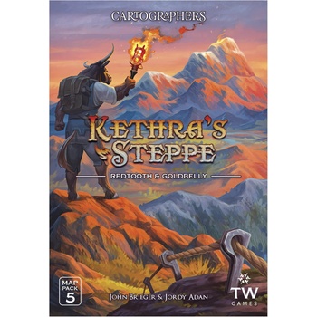 Thunderworks Games Разширение за настолна игра Cartographers Heroes - Map Pack 5: Kethras Steppe (TWK4067)