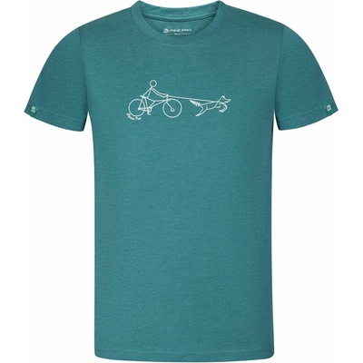 ALPINE PRO Мъжка тениска от неизмачкваем материал ALPINE PRO NOGER дълбоко езеро вариант pa ALPINE PRO | Zelen | МЪЖЕ | S