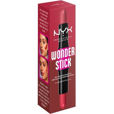 NYX Professional Makeup Wonder Stick Cream Blush lícenka 03 Coral N Deep Peach 8 g