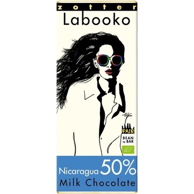 Zotter Bio mléčná 50% Nicaragua 70 g