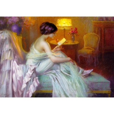 Enjoy - Puzzle Reading at Lamp Light - 1 000 piese