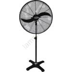 EUROLAMP Индустриален вентилатор на стойка 190w/230v Ø 76 см черен (eu0740)
