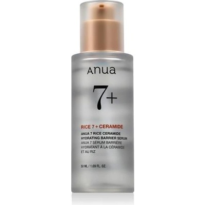 Anua Rice + Ceramide 7+ Hydrating Barrier Serum хидратиращ серум за лице 50 ml унисекс