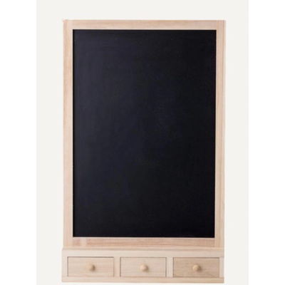 BLOOMINGVILLE MINI Černá tabule Valona 52x79cm